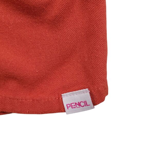Pencil 1987 Hooded Romper Shorts Girls 4 Orange Half Zip Sleeveless Kids - Picture 7 of 11